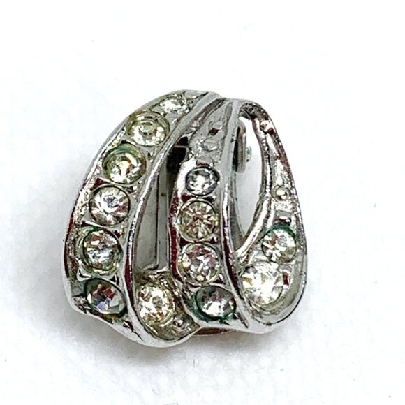 VINTAGE SIGNED 1930's DORSON'S Clip on earrings - Picture 3 of 6